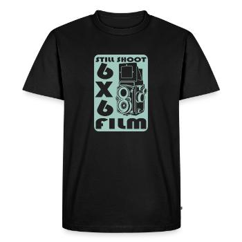 Filmez encore 6x6 - T-shirt Premium bio Homme - noir - Devant - Nico (187cm)