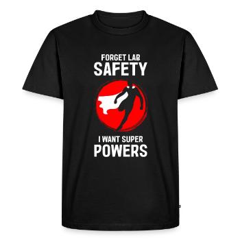 Everyday Superhero Cape Profession - Men's Premium Organic T-Shirt - black - Front - Nico (187cm)