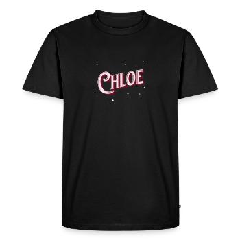 Chloe names personalized - Men's Premium Organic T-Shirt - black - Front - Nico (187cm)