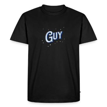 Noms de gars personnalisés - T-shirt Premium bio Homme - noir - Devant - Nico (187cm)