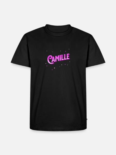 Camille name personalized - Men's Premium Organic T-Shirt - black