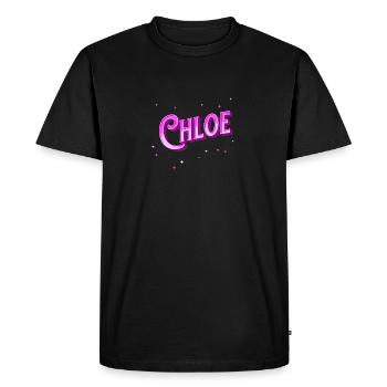 Chloe name personalized - Men's Premium Organic T-Shirt - black - Front - Nico (187cm)