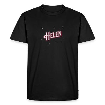 Helen name personalized - Men's Premium Organic T-Shirt - black - Front - Nico (187cm)