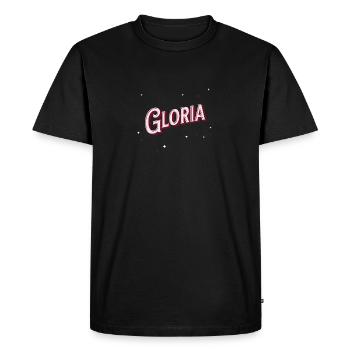 Gloria name personalized - Men's Premium Organic T-Shirt - black - Front - Nico (187cm)