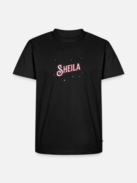 Sheila name personalized - Men's Premium Organic T-Shirt - black