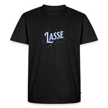 Laissez les noms personnalisés - T-shirt Premium bio Homme - noir - Devant - Nico (187cm)