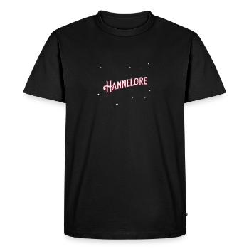 Hannelore name personalized - Men's Premium Organic T-Shirt - black - Front - Nico (187cm)