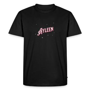 Ayleen nom personnalisé - T-shirt Premium bio Homme - noir - Devant - Nico (187cm)