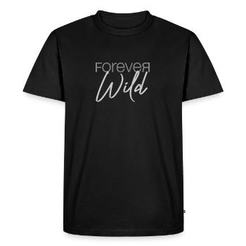 forever wild - T-shirt Premium bio Homme - noir - Devant - Nico (187cm)