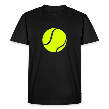 Balle de Tennis - T-shirt Premium bio Homme - noir - Devant - Nico (187cm)
