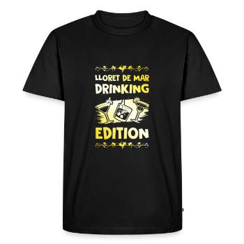 Lloret De Mar Drinking Saying - T-shirt Premium bio Homme - noir - Devant - Nico (187cm)
