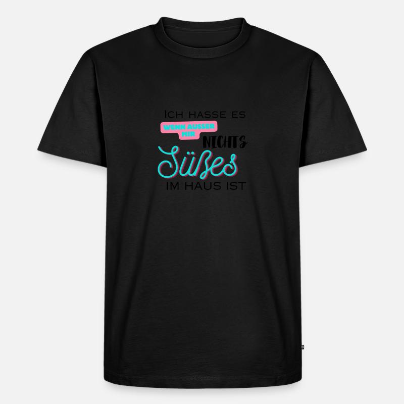 Süßeste imHaus - Männer Premium Bio T-Shirt - Schwarz