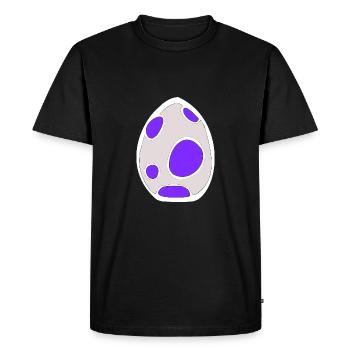 Pocket Monster egg white - Men's Premium Organic T-Shirt - black - Front - Nico (187cm)