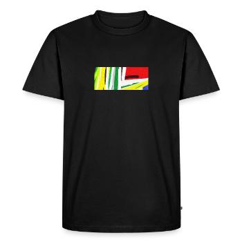 Impression - Men's Premium Organic T-Shirt - black - Front - Nico (187cm)