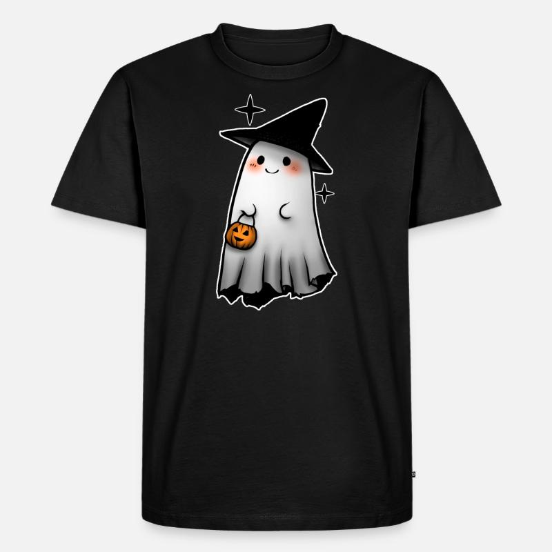 Kalervo Ghost - Männer Premium Bio T-Shirt - Schwarz