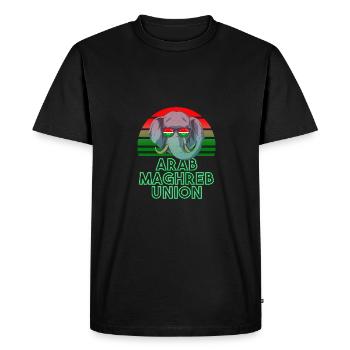 Union du Maghreb arabe - T-shirt Premium bio Homme - noir - Devant - Nico (187cm)