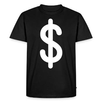 dollar - T-shirt Premium bio Homme - noir - Devant - Nico (187cm)