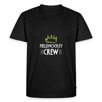 Équipe de hockey sur gazon - T-shirt Premium bio Homme - noir - Devant - Nico (187cm)