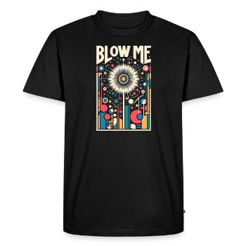 Pissenlit - Cadeau amusant pour les amoureux de la nature - T-shirt Premium bio Homme - noir - Devant - Nico (187cm)