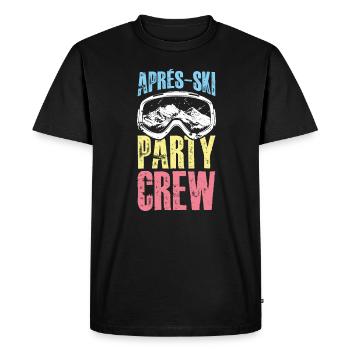 Après-ski Party Crew Lunettes de ski disant - T-shirt Premium bio Homme - noir - Devant - Nico (187cm)