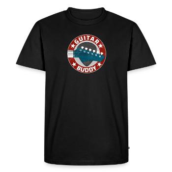 Guitar Buddy - T-shirt Premium bio Homme - noir - Devant - Nico (187cm)