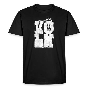 Carnaval de Cologne Design Souvenir Carnaval Cologne - T-shirt Premium bio Homme - noir - Devant - Nico (187cm)