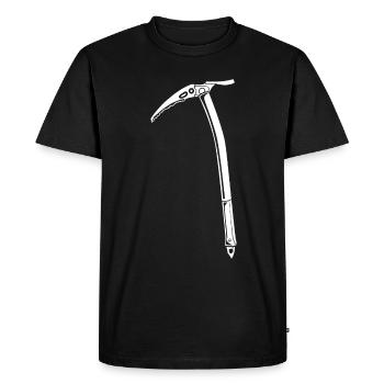Ice climbing Mountaineering Climbing Mountaineers - Men's Premium Organic T-Shirt - black - Front - Nico (187cm)
