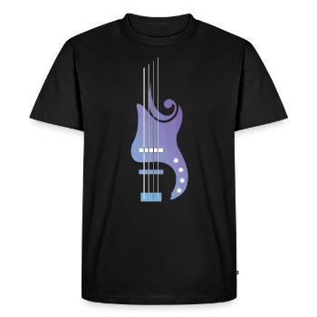 Bass Lover | Bass | Colorful - Men's Premium Organic T-Shirt - black - Front - Nico (187cm)