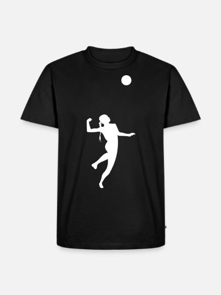 Faustball Faustballer Faustballspieler - Männer Premium Bio T-Shirt - Schwarz