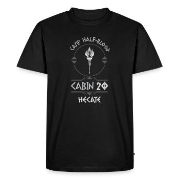 Cabin #20 in Camp Half Blood, Child of Hecate - Men's Premium Organic T-Shirt - black - Front - Nico (187cm)