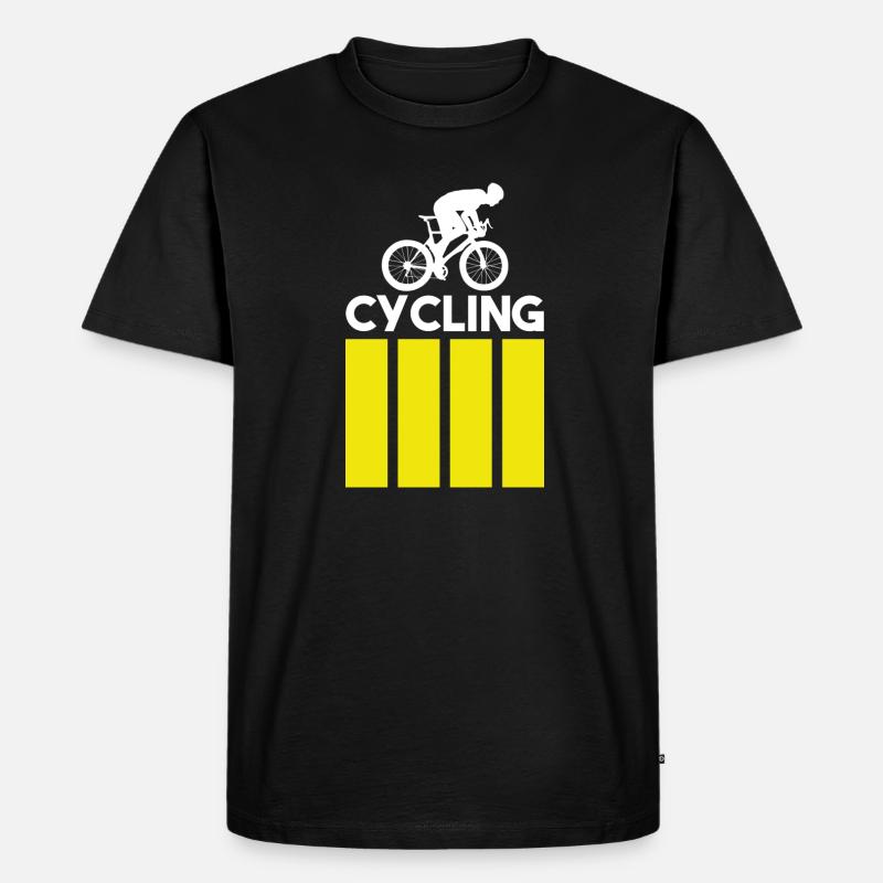 Cycling - Modern - Männer Premium Bio T-Shirt - Schwarz