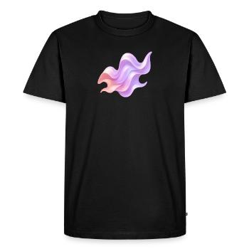 Liquid Waves - Men's Premium Organic T-Shirt - black - Front - Nico (187cm)