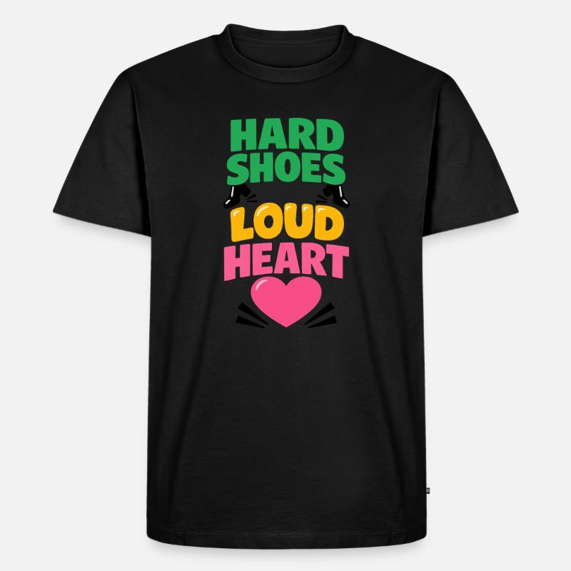 Irischer Tanz Step-dancing Celtic Fan - Männer Premium Bio T-Shirt - Schwarz