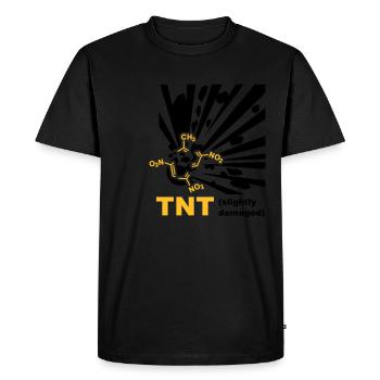 TNT - Explosion - Men's Premium Organic T-Shirt - black - Front - Nico (187cm)
