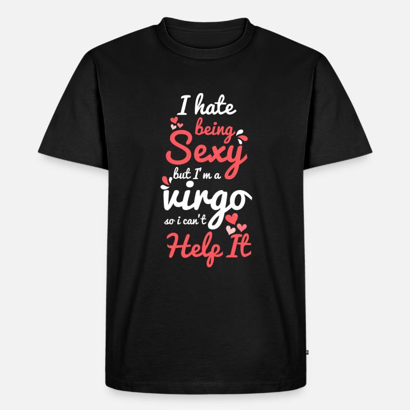 Sternzeichen Stern September - Männer Premium Bio T-Shirt - Schwarz
