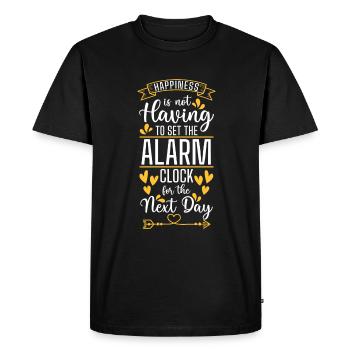Cloverleaf Joie de vivre - T-shirt Premium bio Homme - noir - Devant - Nico (187cm)