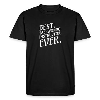 TAEKWONDO INSTRUCTOR: Taekwondo Instructor - Men's Premium Organic T-Shirt - black - Front - Nico (187cm)