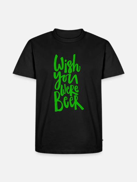I - Men's Premium Organic T-Shirt - black