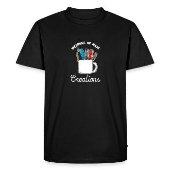 Weapons Of Mass Creations - T-shirt Premium bio Homme - noir - Devant - Nico (187cm)