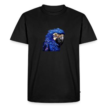 Ara jacinthe - T-shirt Premium bio Homme - noir - Devant - Nico (187cm)