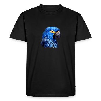 Ara hyacinthe - T-shirt Premium bio Homme - noir - Devant - Nico (187cm)