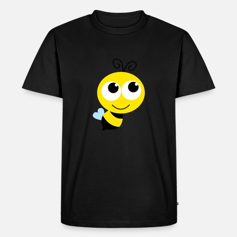 Die Bee - Männer Premium Bio T-Shirt - Schwarz