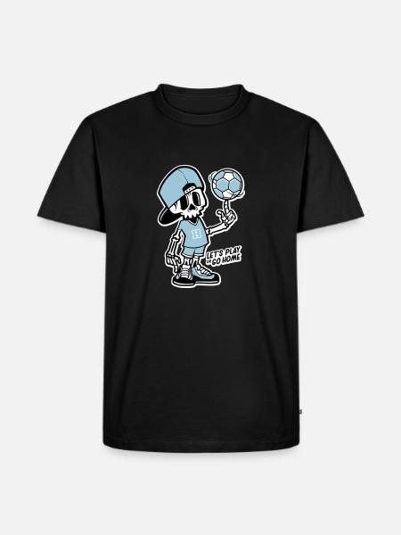 Skeleton handballer - T-shirt Premium bio Homme - noir
