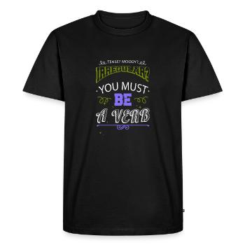copywriter birthday present idea writers quote - Men's Premium Organic T-Shirt - black - Front - Nico (187cm)