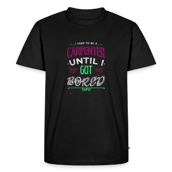 Idée cadeau Citation drôle Sabrina Carpenter T-shirts - T-shirt Premium bio Homme - noir - Devant - Nico (187cm)