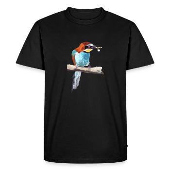 Couple de guêpiers Partie 1 - T-shirt Premium bio Homme - noir - Devant - Nico (187cm)
