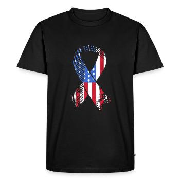 Sclérose en plaques SEP - T-shirt Premium bio Homme - noir - Devant - Nico (187cm)