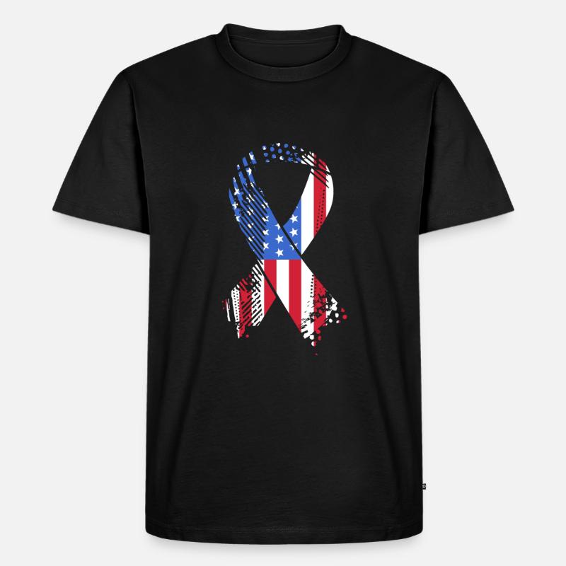 Multiple Sclerosis MS - Men's Premium Organic T-Shirt - black