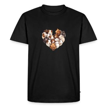 Cobaye - T-shirt Premium bio Homme - noir - Devant - Nico (187cm)