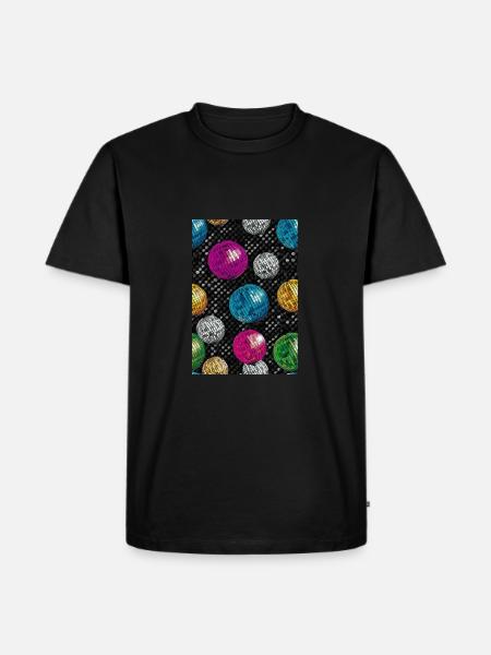 Disco Balls,Disco Ball,Party,Carnival - Men's Premium Organic T-Shirt - black
